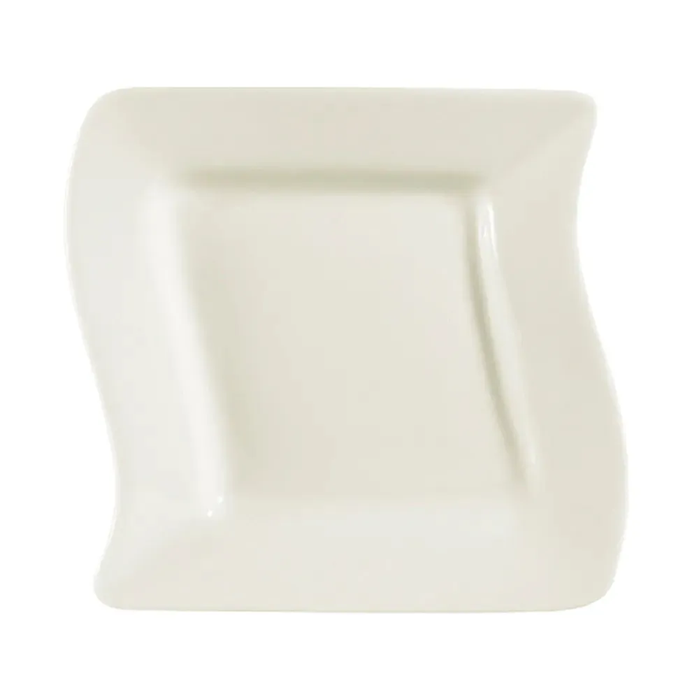 CAC China SOH-2 Square Saucer For SOH-1 4 1/2" Case of 36 Pcs