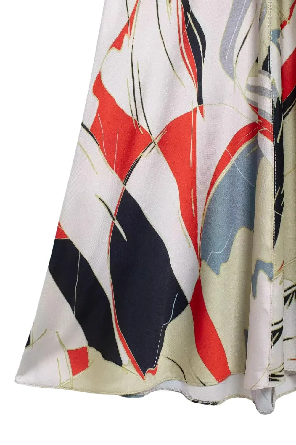 'Emily' Minimalist Printed Midi Dress