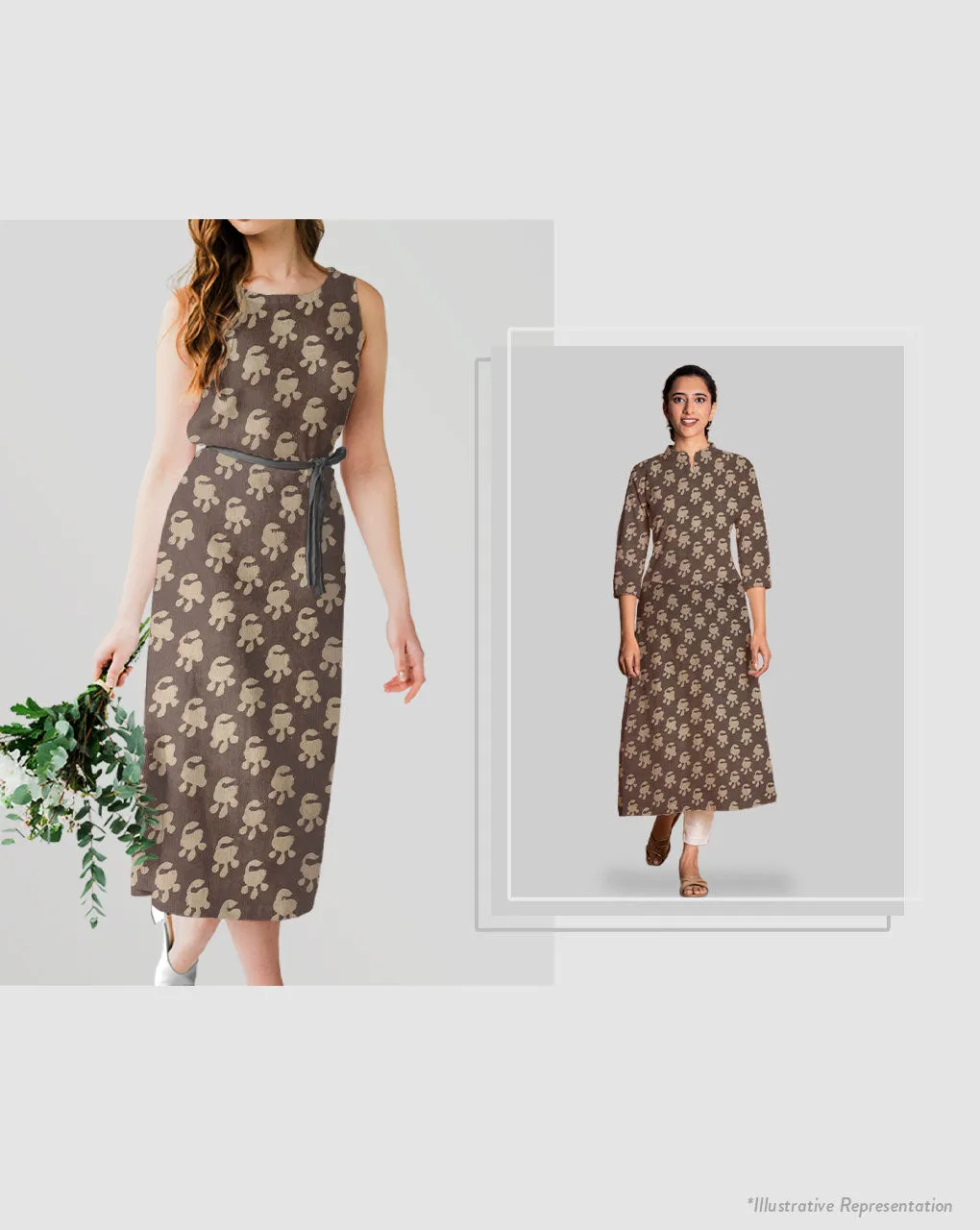 Hand Block Kashish Rayon Crepe Fabric