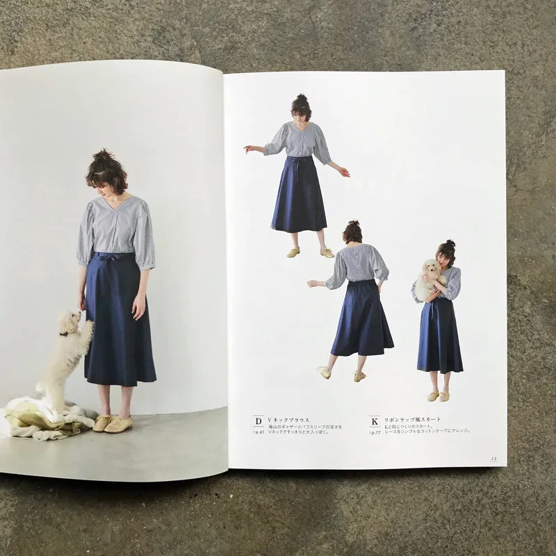 Porter des boutons no Sewing BOOK A to P | ポルテデブトンのソーイングＢＯＯＫ　Ａ　ｔｏ　Ｐ